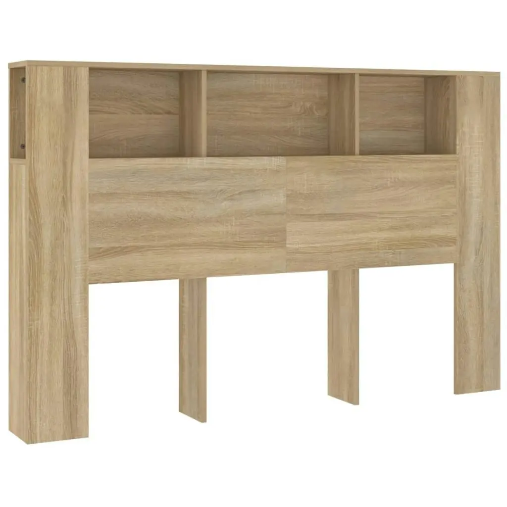 Headboard Cabinet Sonoma Oak 160x18.5x104.5 cm 811937