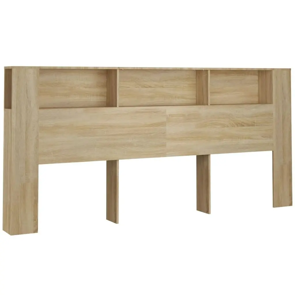 Headboard Cabinet Sonoma Oak 220x18.5x104.5 cm 811964