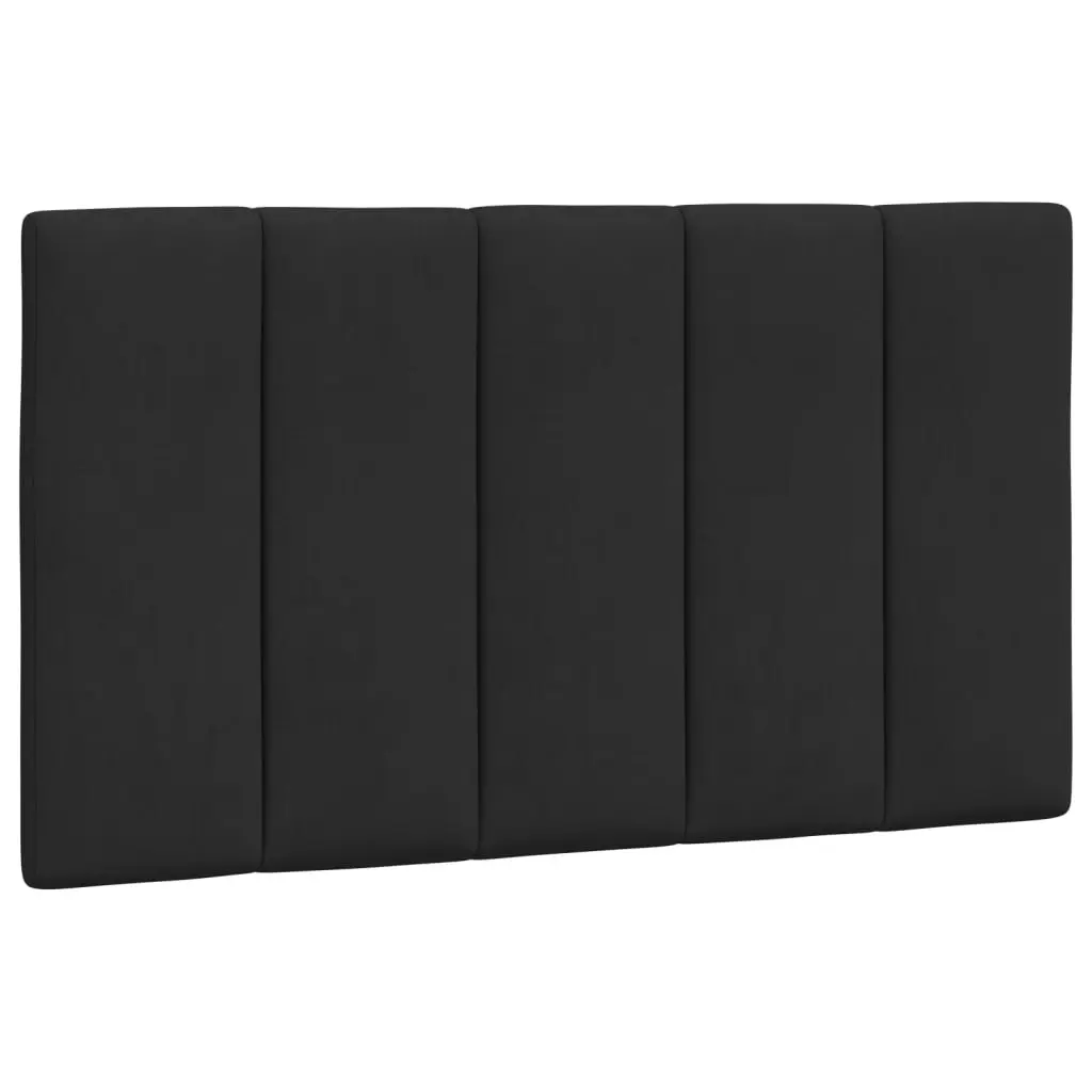 Headboard Cushion Black 90 cm Velvet 374651