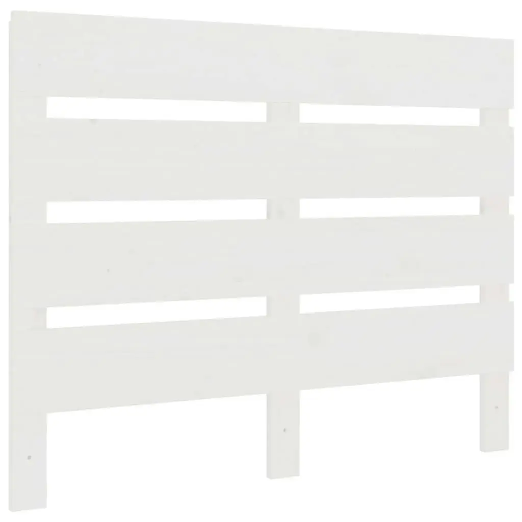 Headboard White 100 cm Solid Wood Pine 821333