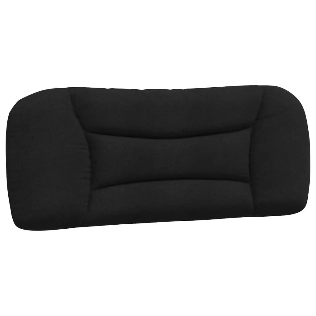 Headboard Cushion Black 107 cm King Single Fabric 374638