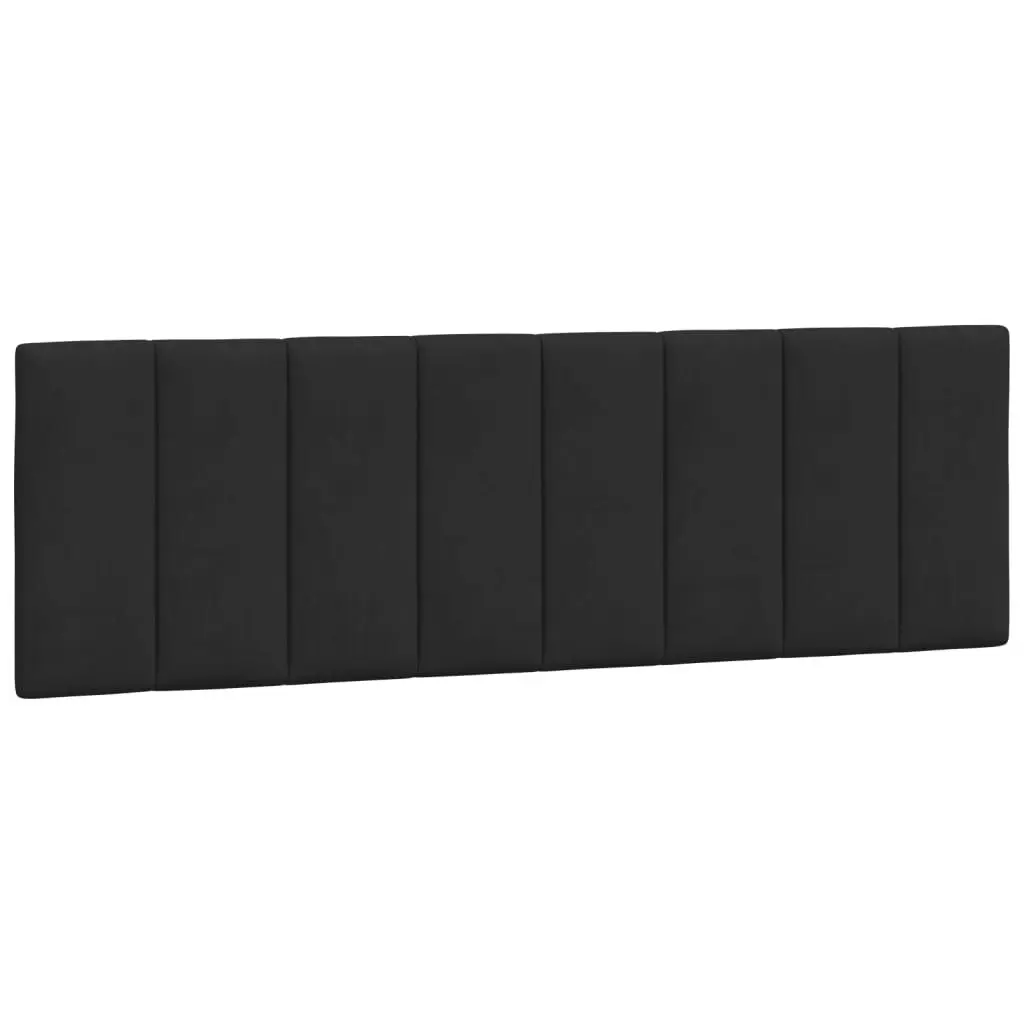 Headboard Cushion Black 152 cm Velvet 374697