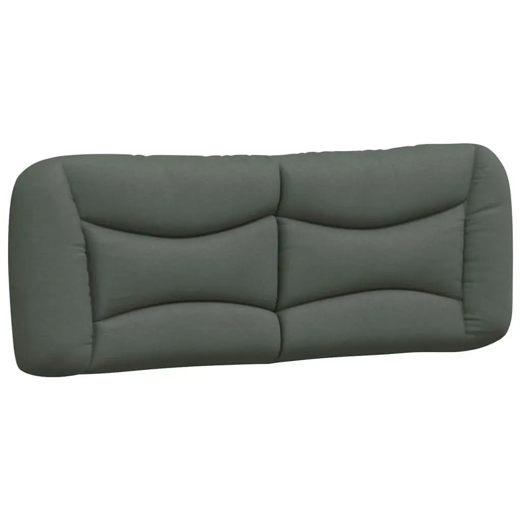 Headboard Cushion Dark Grey 137 cm Fabric 3207683