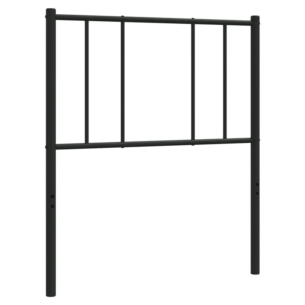 Metal Headboard Black 107 cm 352510