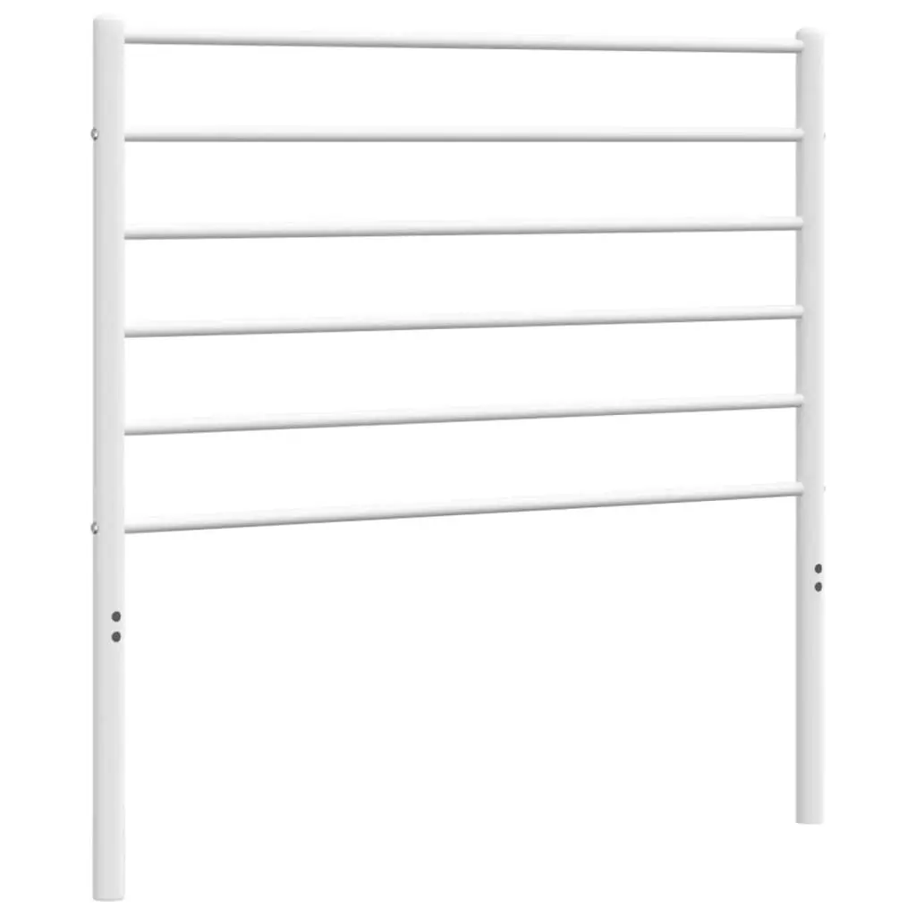 Metal Headboard White 107 cm 352398