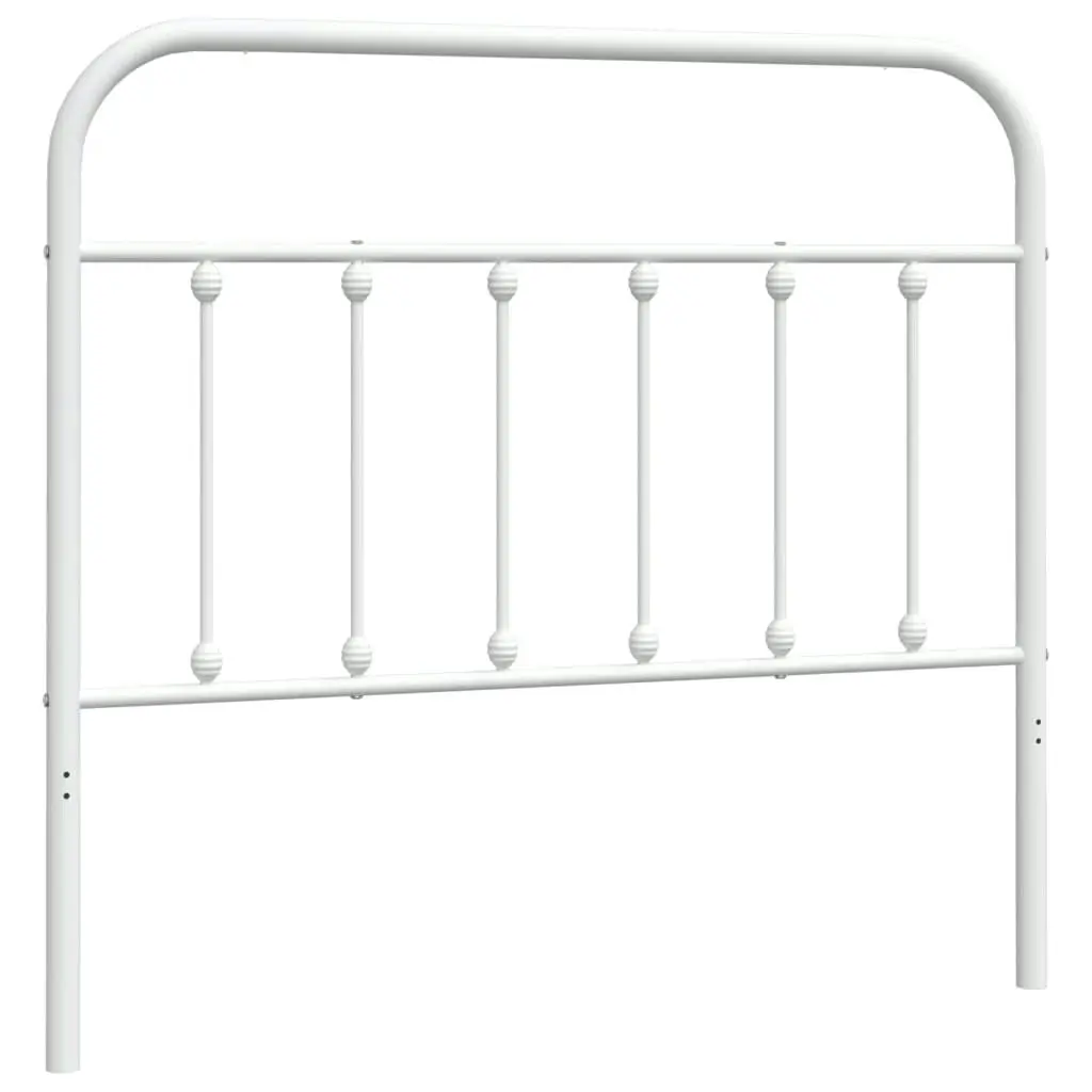 Metal Headboard White 107 cm 352657