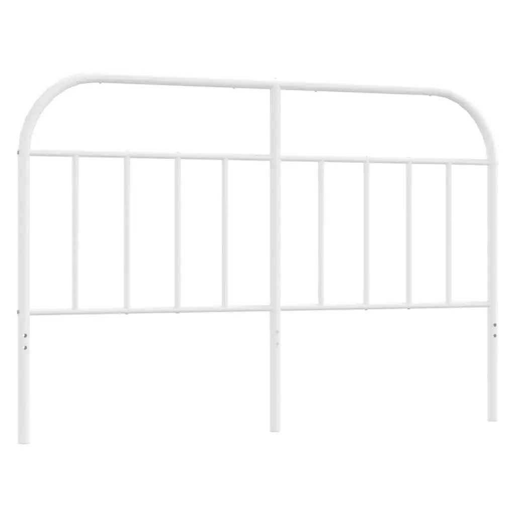 Metal Headboard White 152 cm Queen 353718