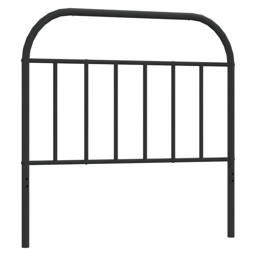 Metal Headboard Black 107 cm 353665