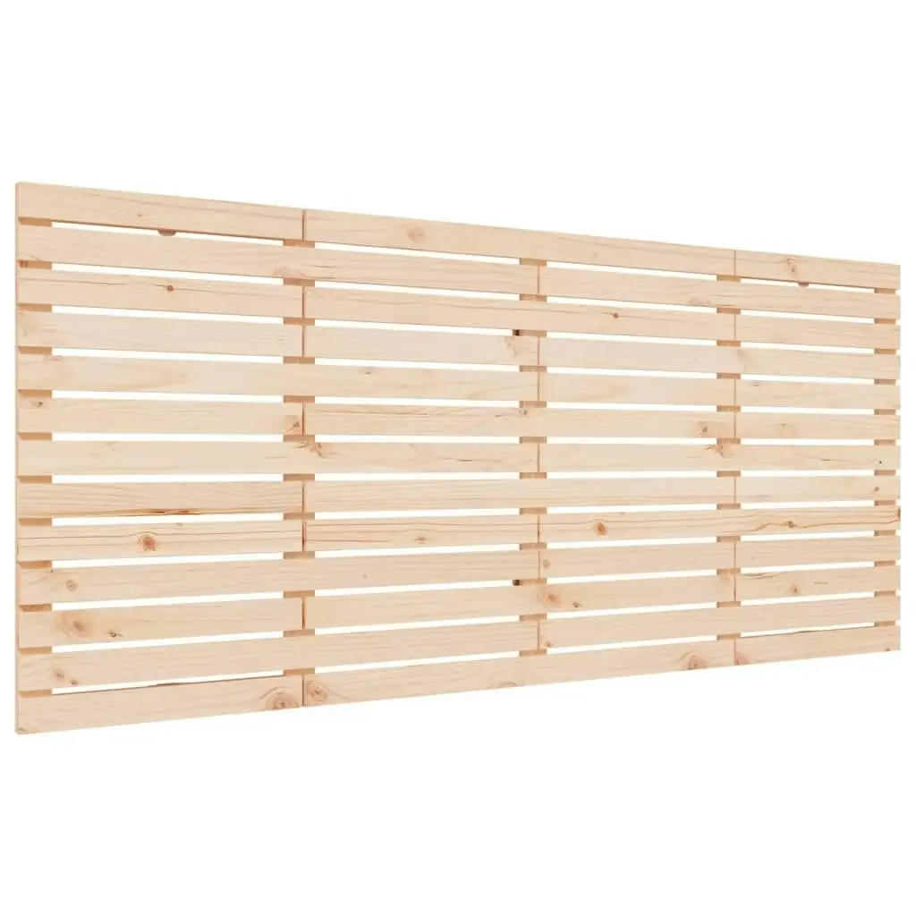 Wall Headboard 156 cm Solid Wood Pine 824688