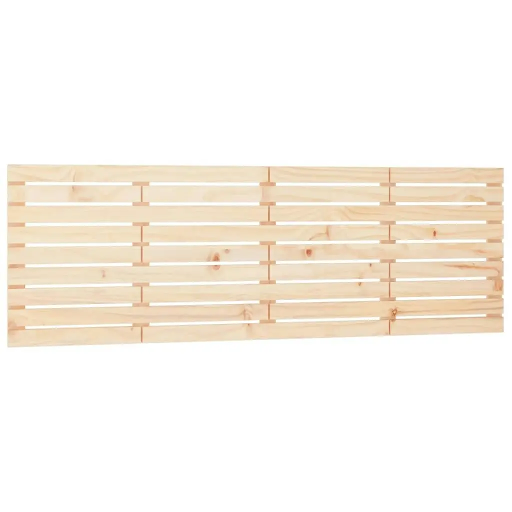 Wall Headboard 186x3x63 cm Solid Wood Pine 824753