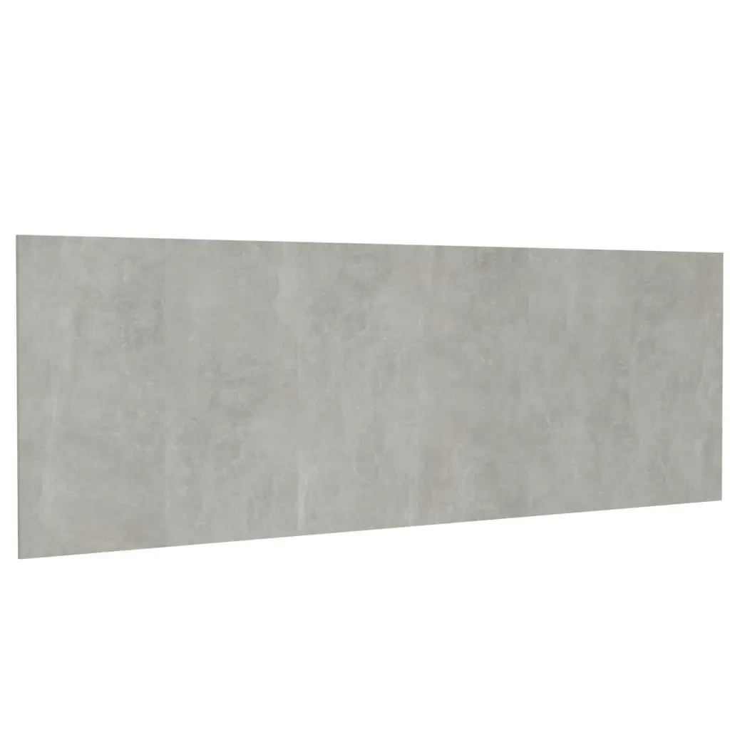 Wall Headboard Concrete Grey 240x1.5x80 cm Engineered Wood 811056