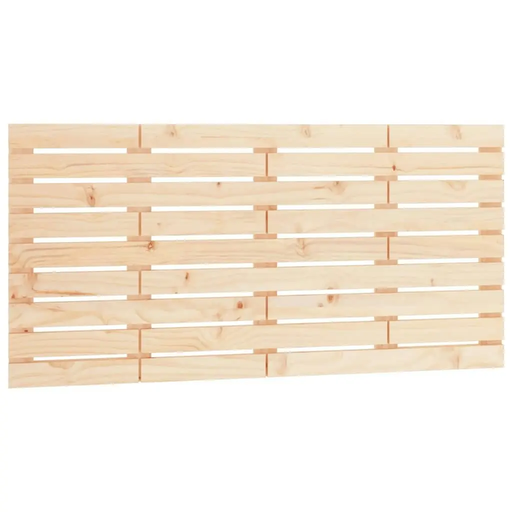 Wall Headboard 156x3x63 cm Solid Wood Pine 824738