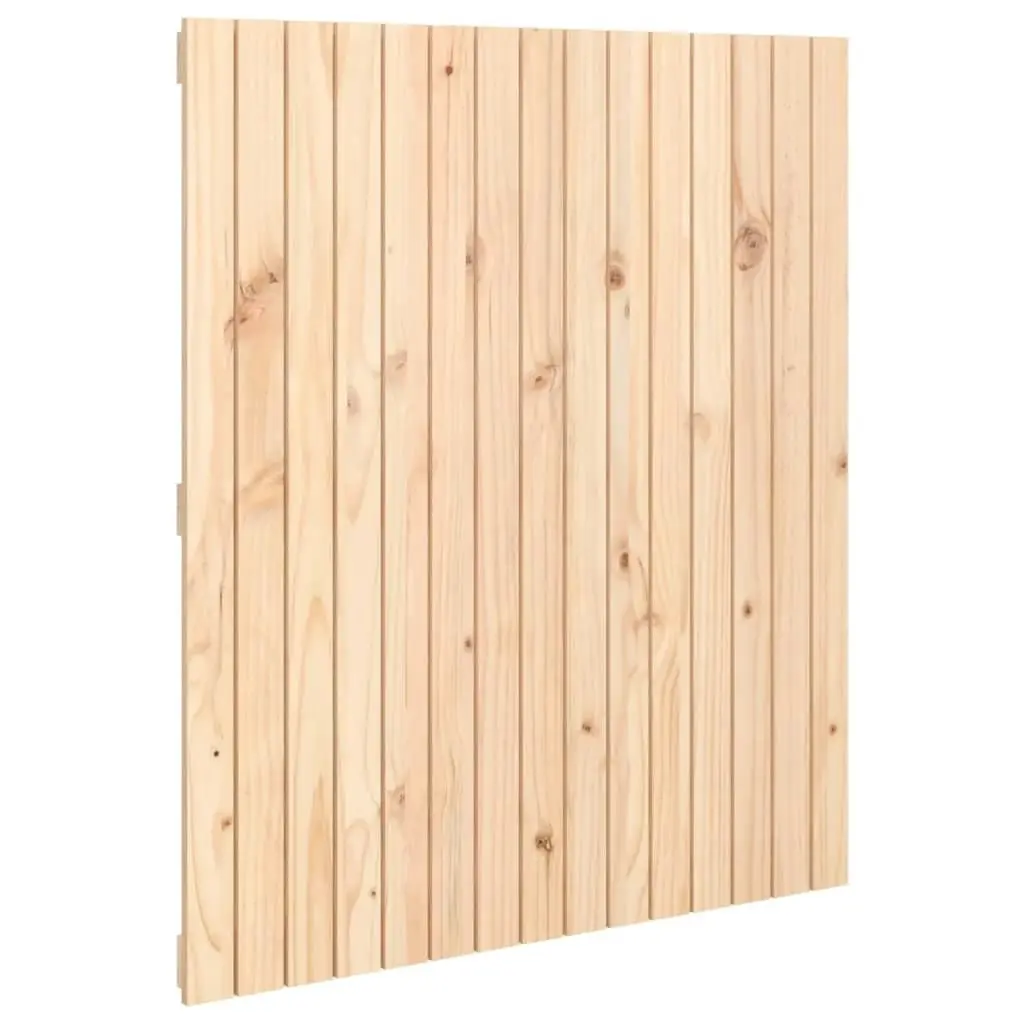 Wall Headboard 95.5x3x110 cm Solid Wood Pine 824933