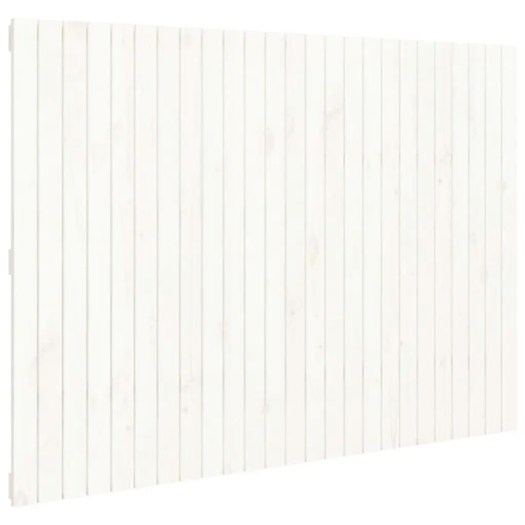 Wall Headboard White 159.5 cm Solid Wood Pine 824949