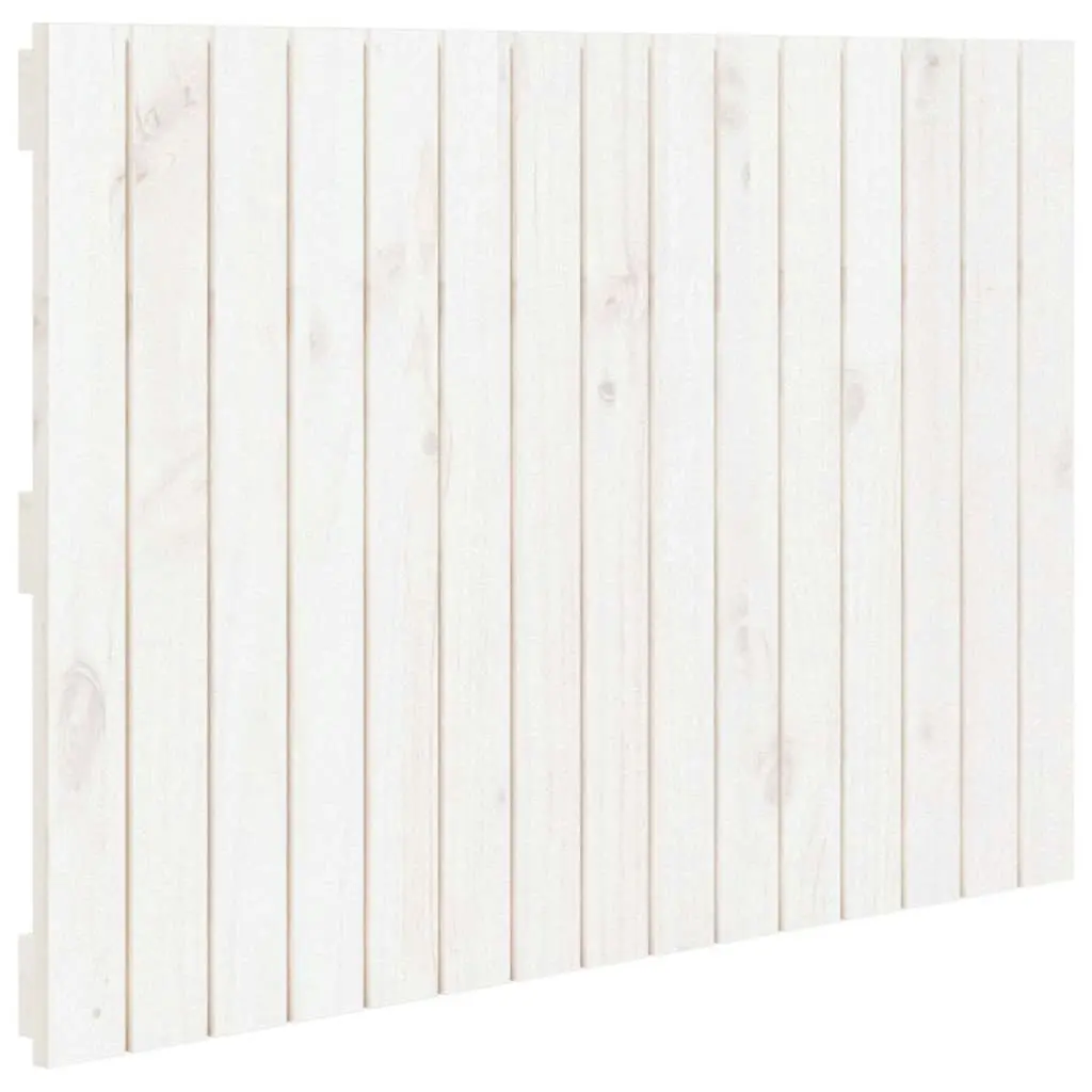 Wall Headboard White 95.5 cm Solid Wood Pine 824834