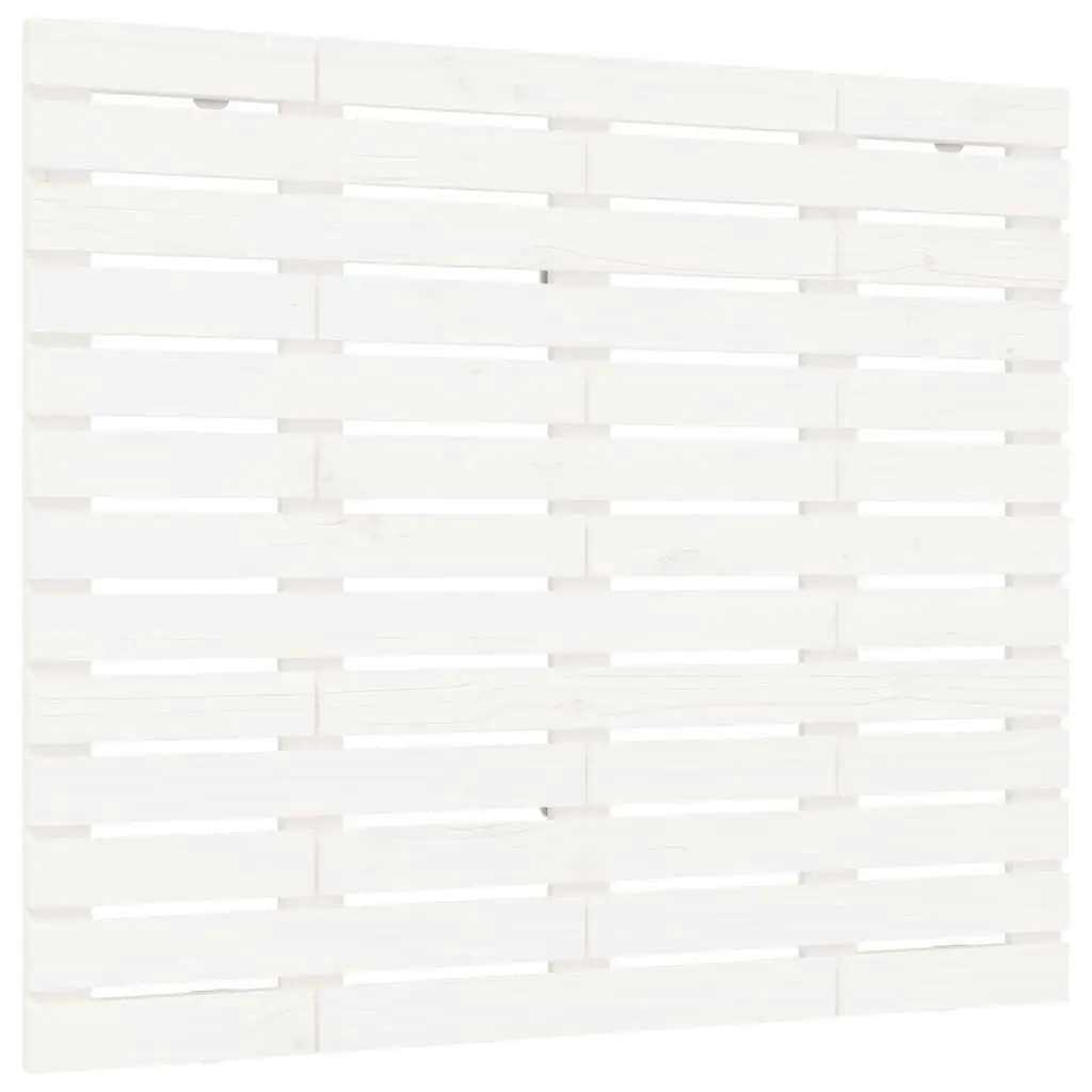 Wall Headboard White 141 cm Solid Wood Pine 824709