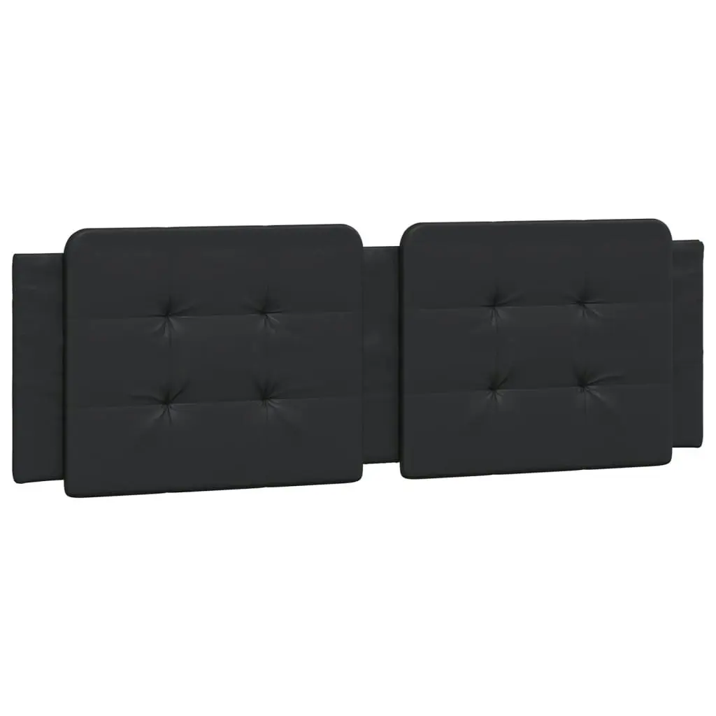 Headboard Cushion Black 153 cm Faux Leather 3207714