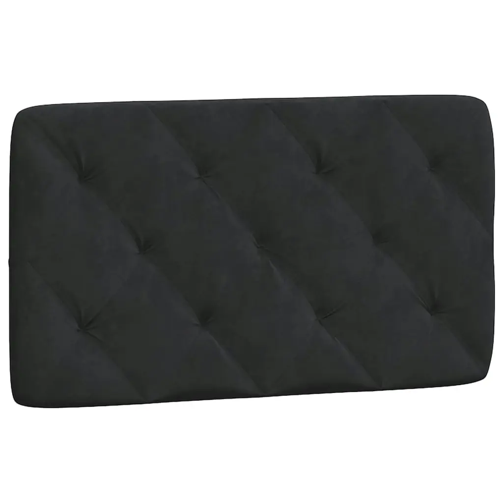 Headboard Cushion Black 90 cm Velvet 374710