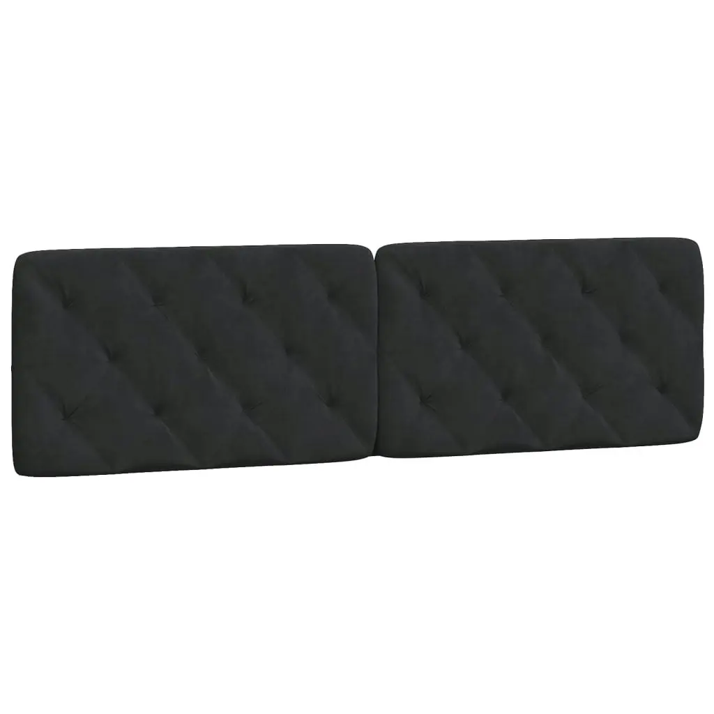 Headboard Cushion Black 180 cm Velvet 3207697