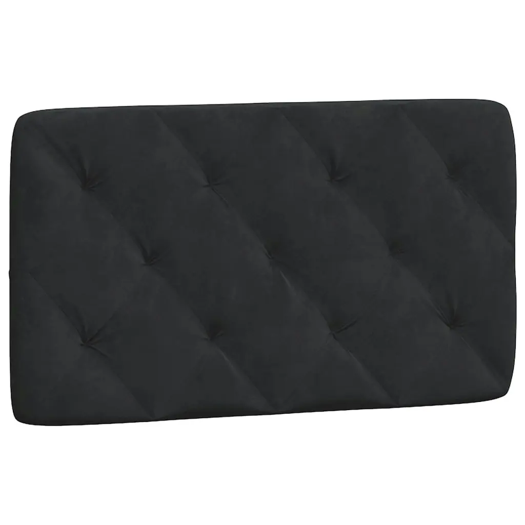 Headboard Cushion Black 90 cm Velvet 3207696