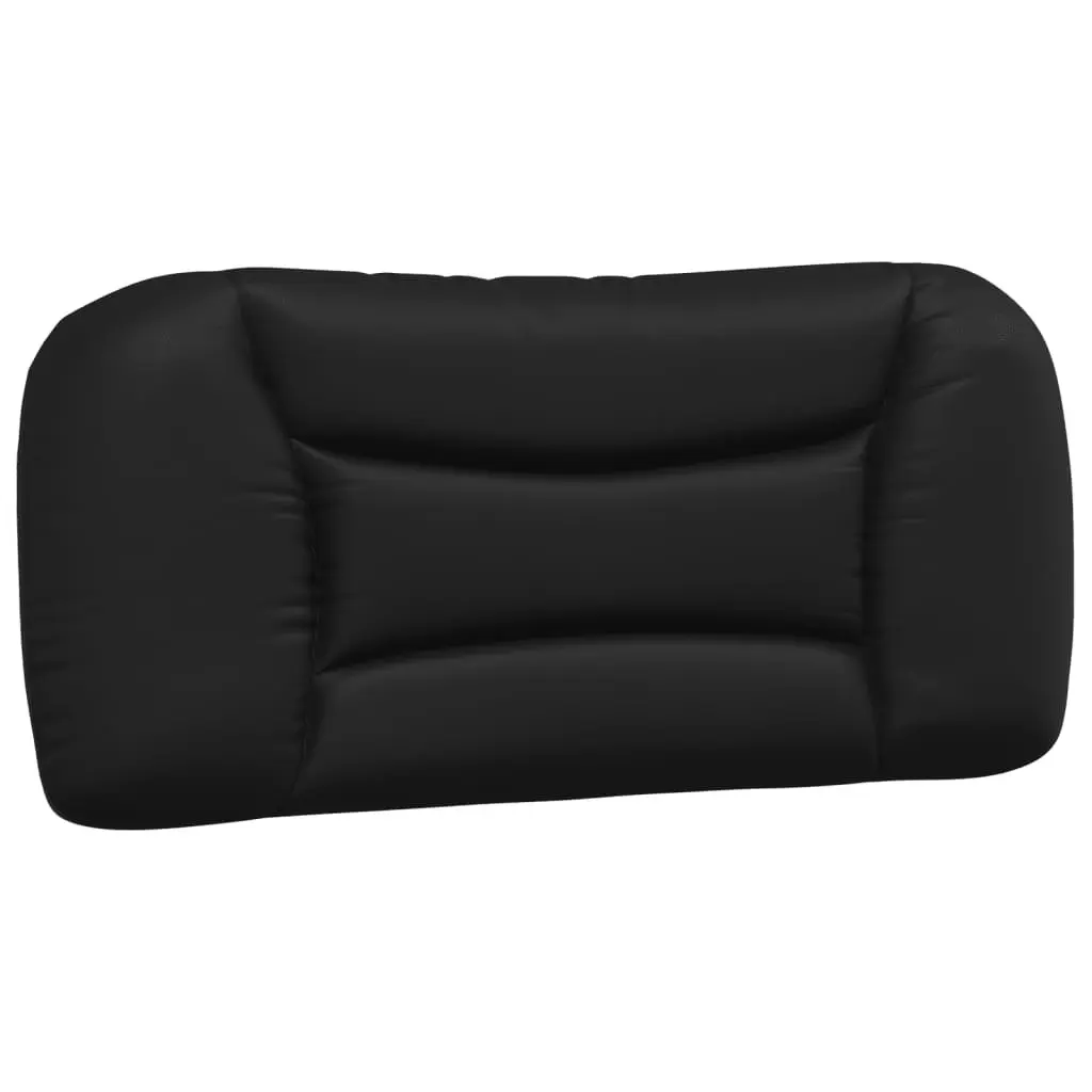 Headboard Cushion Black 90 cm Faux Leather 3207682