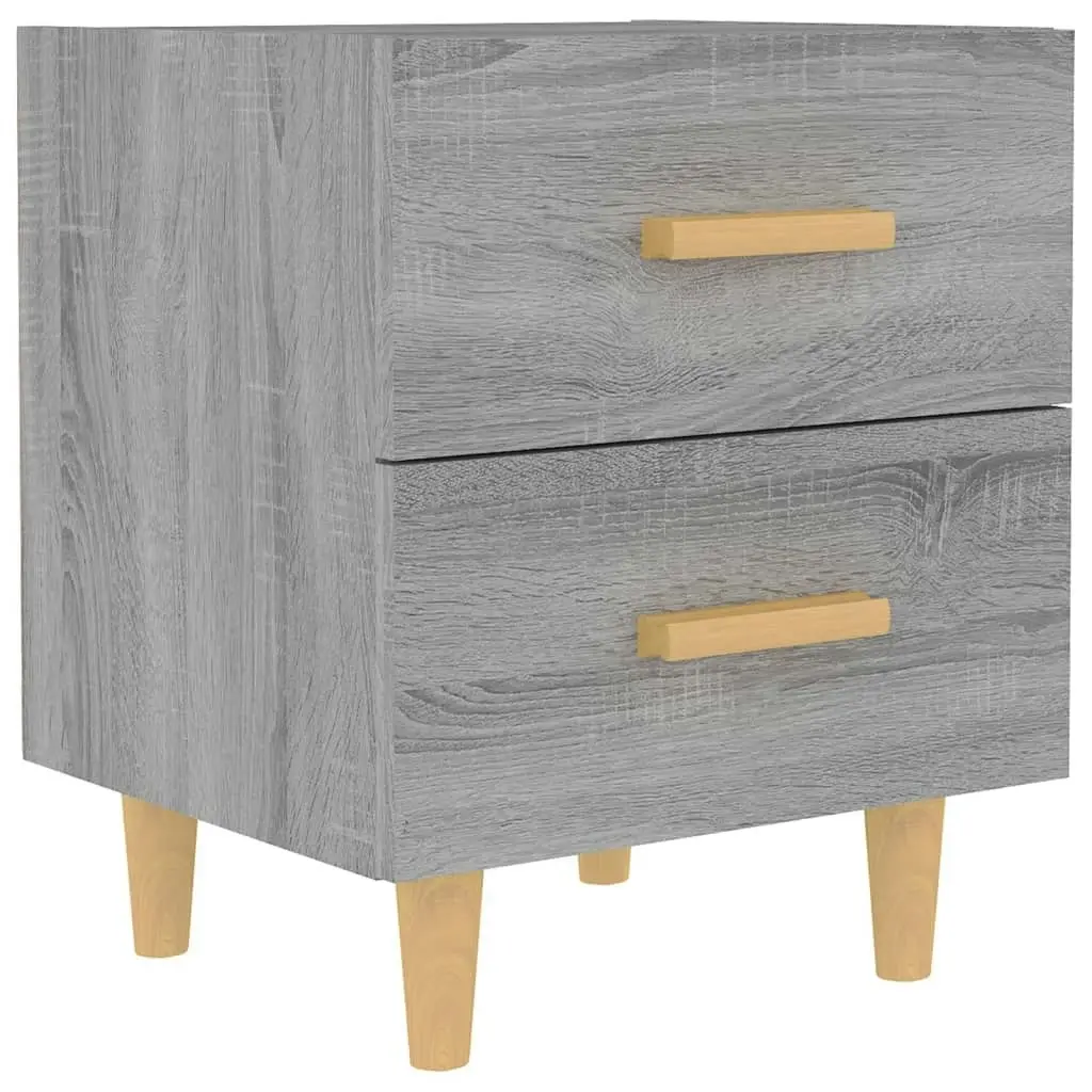 Bed Cabinet Grey Sonoma 40x35x47.5 cm 817287