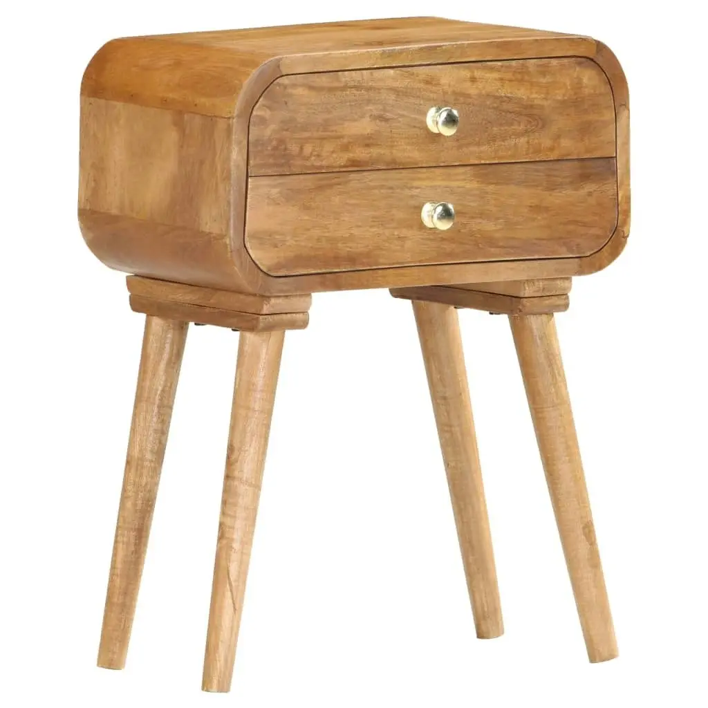 Bedside Cabinet 43x30x58 cm Solid Mango Wood 285851