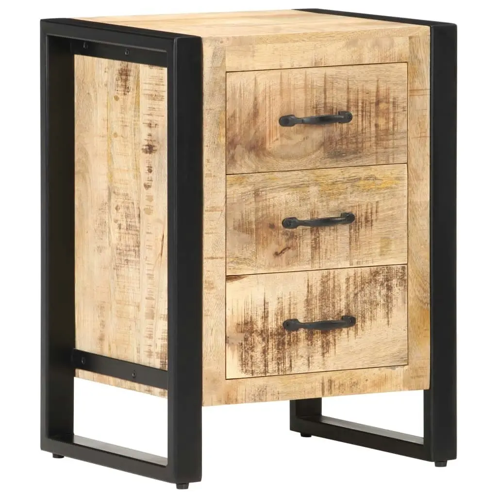 Bedside Cabinet 40x35x55 cm Solid Mango Wood 320229