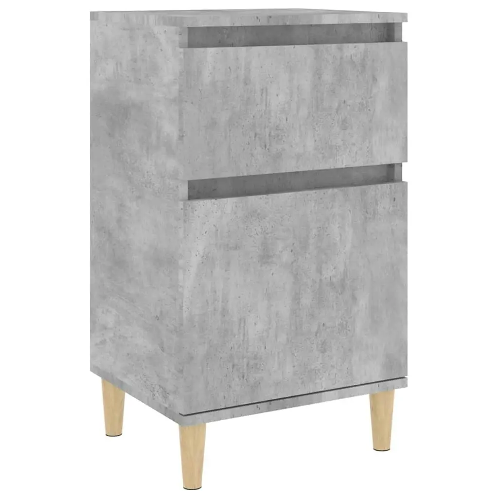 Bedside Cabinet Concrete Grey 40x35x70 cm 819700