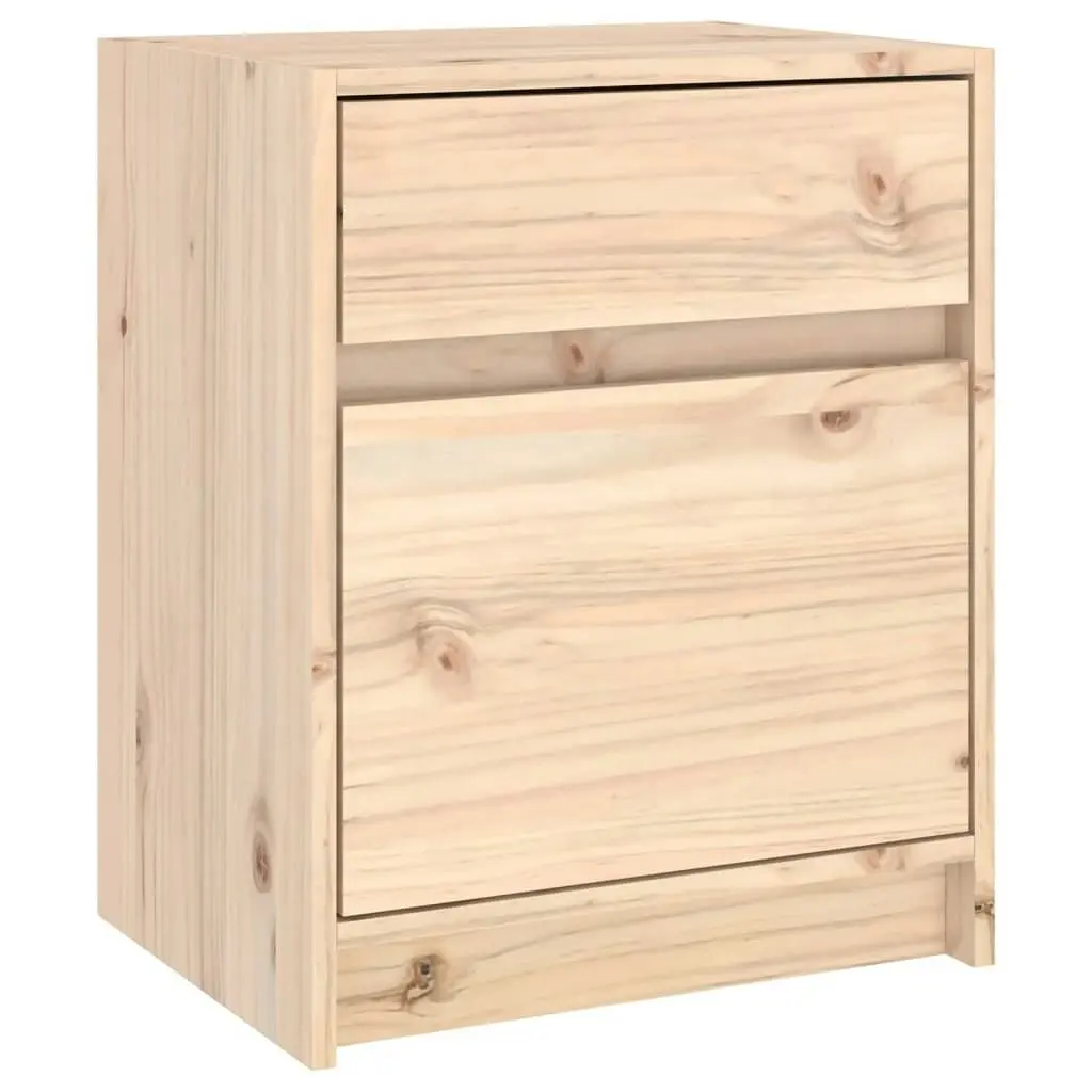 Bedside Cabinet 40x31x50 cm Solid Pinewood 808123