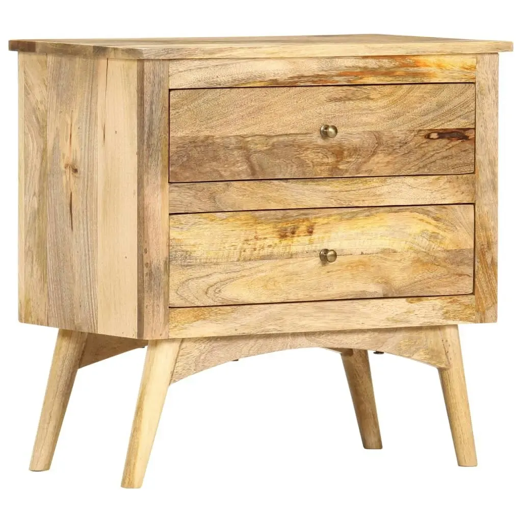 Bedside Cabinet 65x35x60 cm Solid Mango Wood 286126