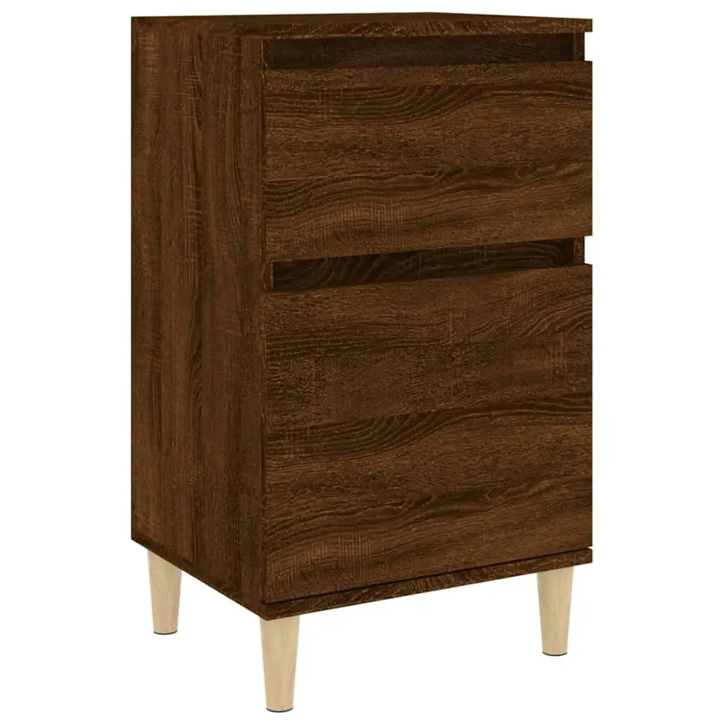 Bedside Cabinet Brown Oak 40x35x70 cm 819706