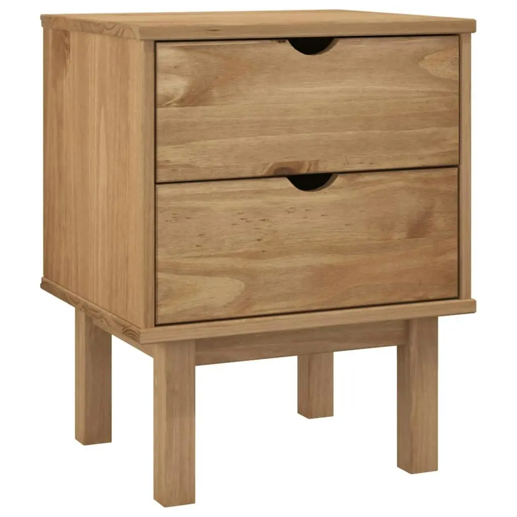 Bedside Cabinet OTTA 45x39x57 cm Solid Wood Pine 348576