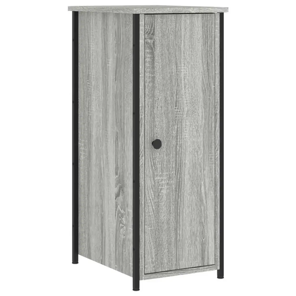 Bedside Cabinet Grey Sonoma 32x42x80 cm Engineered Wood 825969