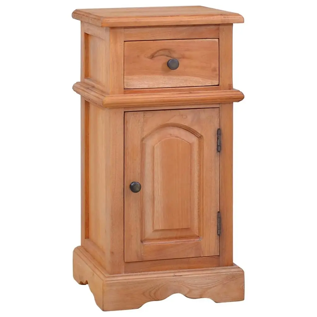 Bedside Cabinet Solid Mahogany Wood 288830