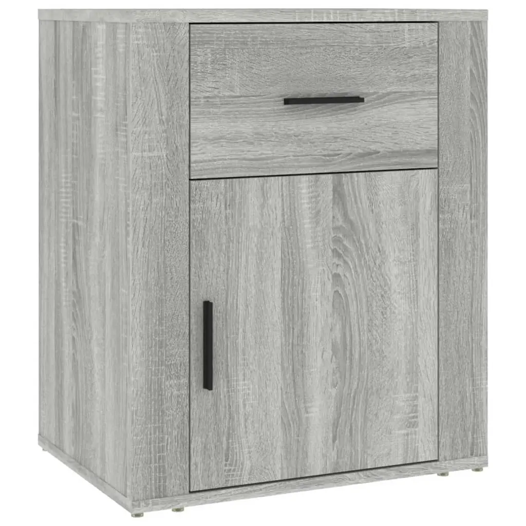 Bedside Cabinet Grey Sonoma 50x36x60 cm Engineered Wood 816726