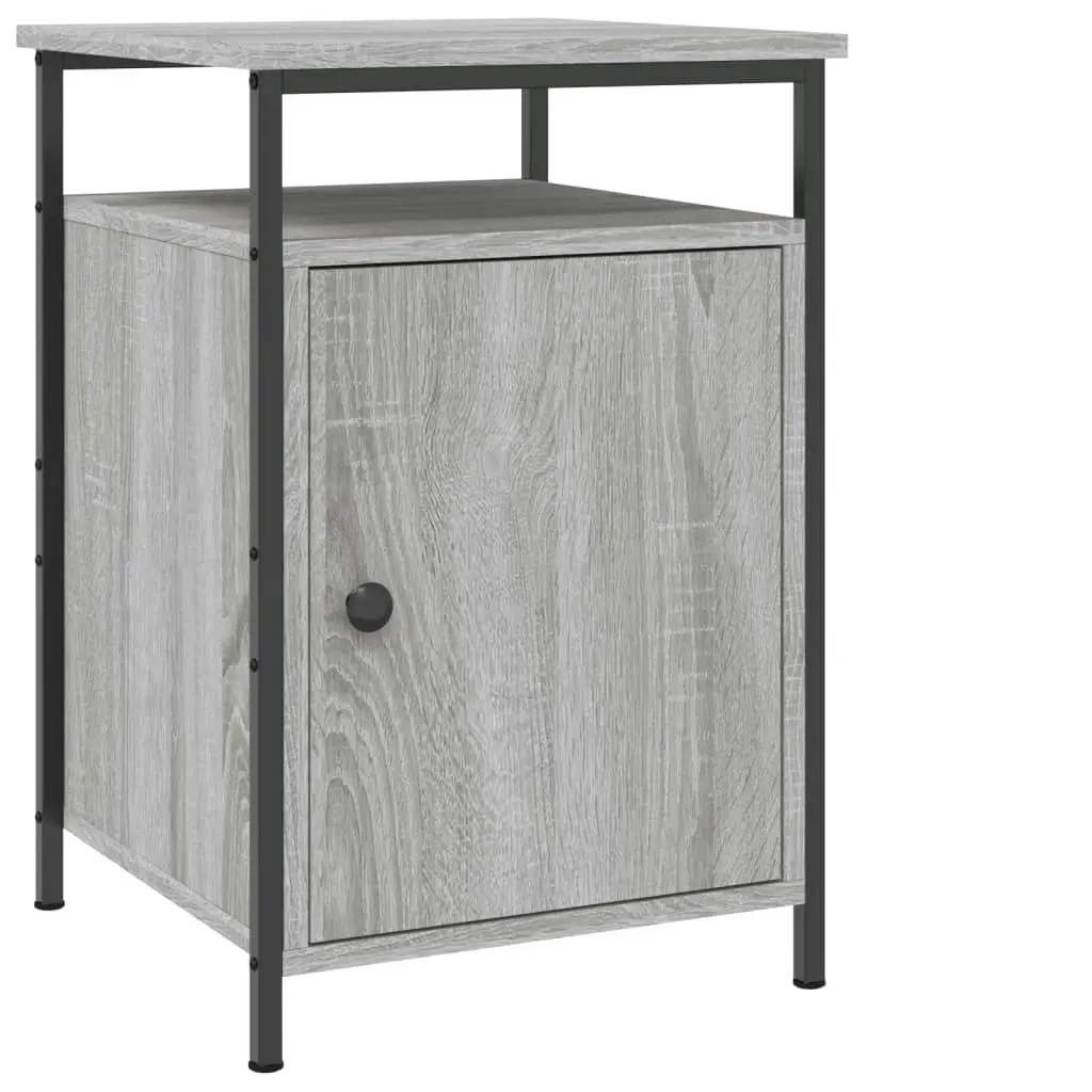 Bedside Cabinet Grey Sonoma 40x42x60 cm Engineered Wood 825869