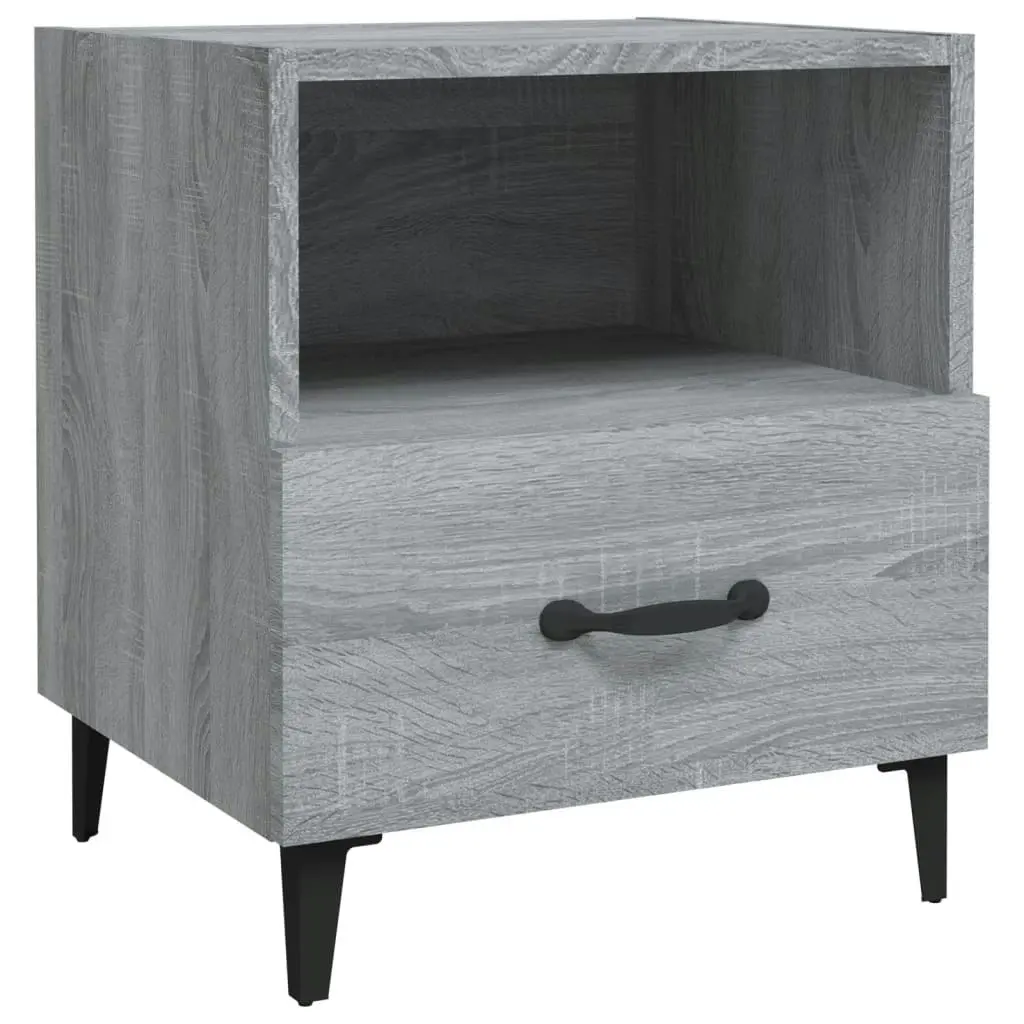 Bedside Cabinet Grey Sonoma Engineered Wood 817305