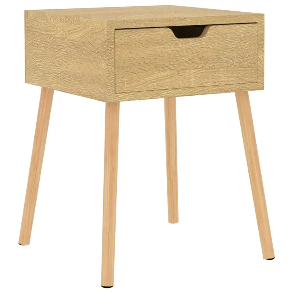 Bedside Cabinet Sonoma Oak 40x40x56 cm Engineered Wood 326801