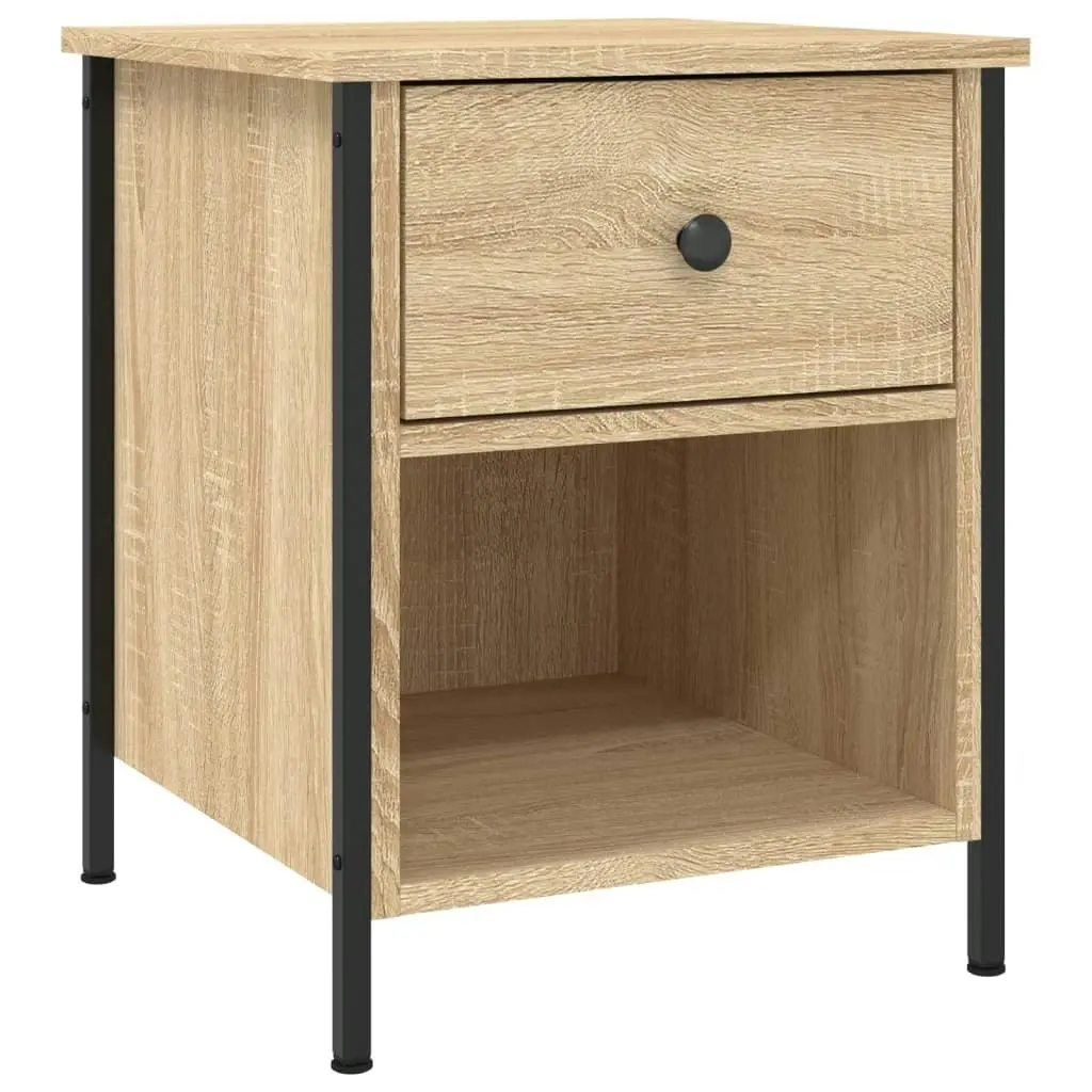 Bedside Cabinet Sonoma Oak 40x42x50 cm Engineered Wood 825935