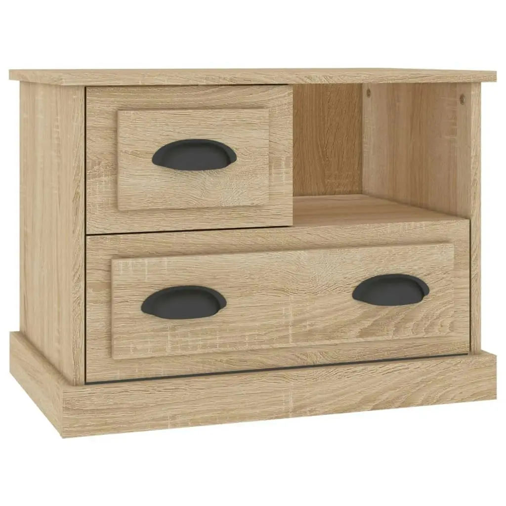 Bedside Cabinet Sonoma Oak 60x39x45 cm 816363