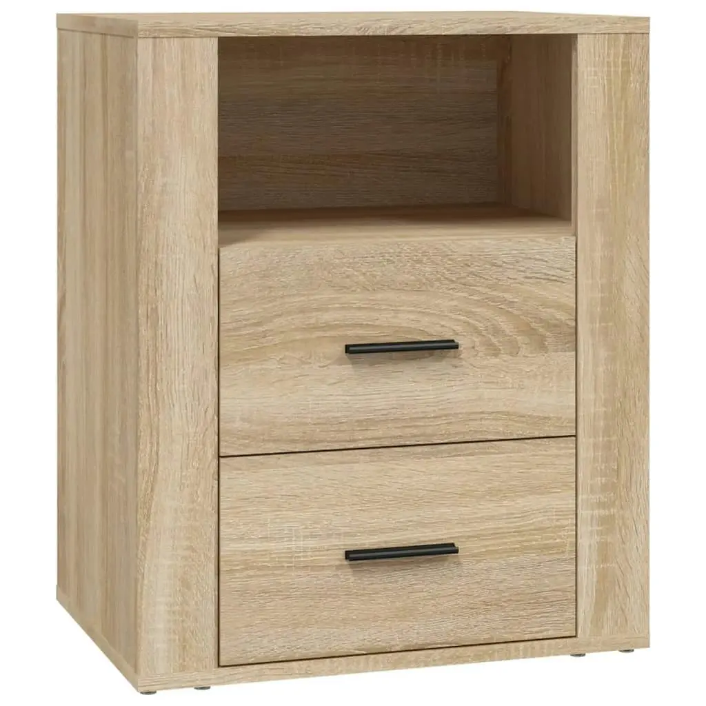 Bedside Cabinet Sonoma Oak 50x36x60 cm Engineered Wood 816731