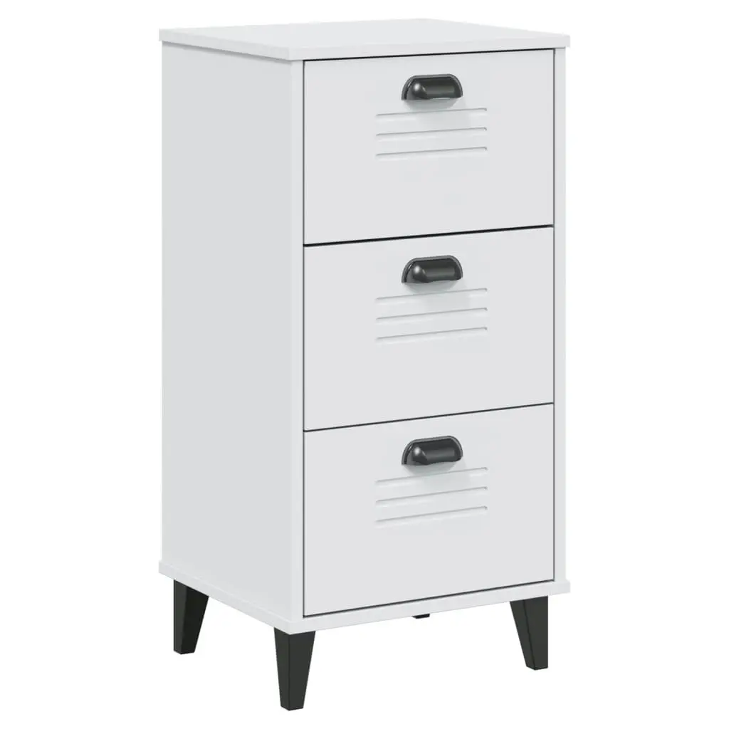 Bedside Cabinet VIKEN White Engineered Wood 374917