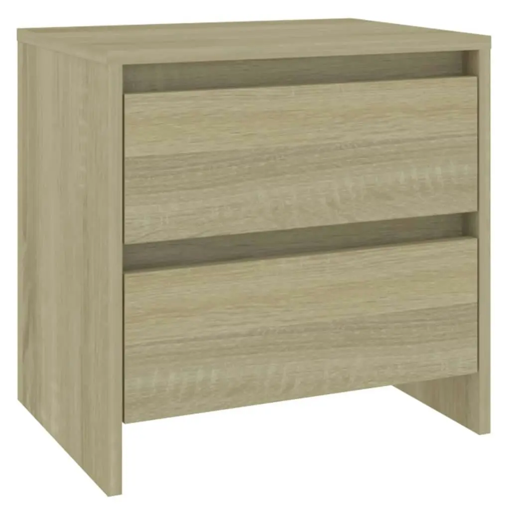 Bedside Cabinet Sonoma Oak 45x34.5x44.5 cm Engineered Wood 809851