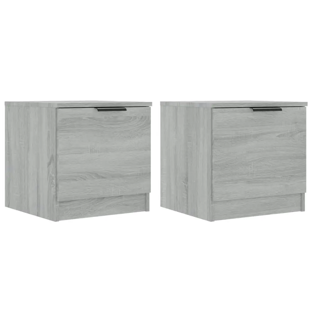 Bedside Cabinets 2 pcs Grey Sonoma 40x39x40 cm 817030