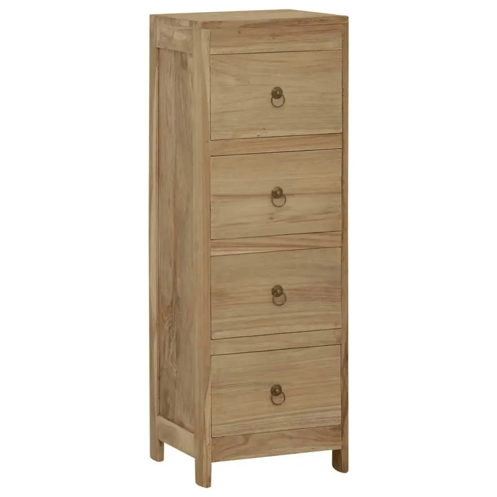 Chest of Drawers 30x30x90 cm Solid Wood Teak 340741