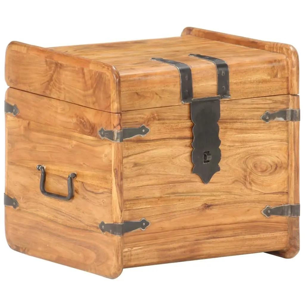 Chest 40x40x40 cm Solid Acacia Wood 289647