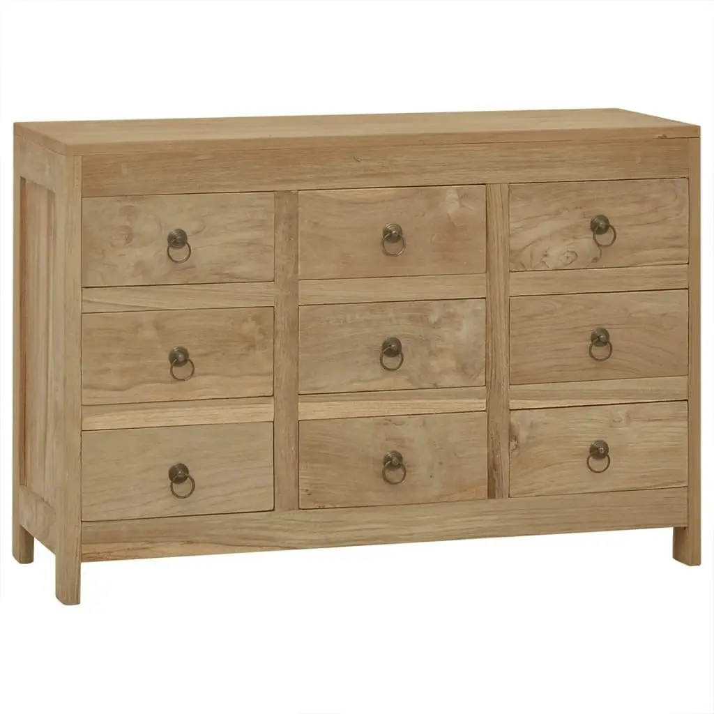 Chest of Drawers 80x30x55 cm Solid Wood Teak 340739