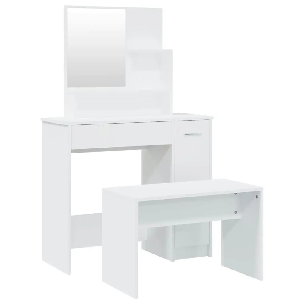 Dressing Table Set White 86.5x35x136 cm 3114147