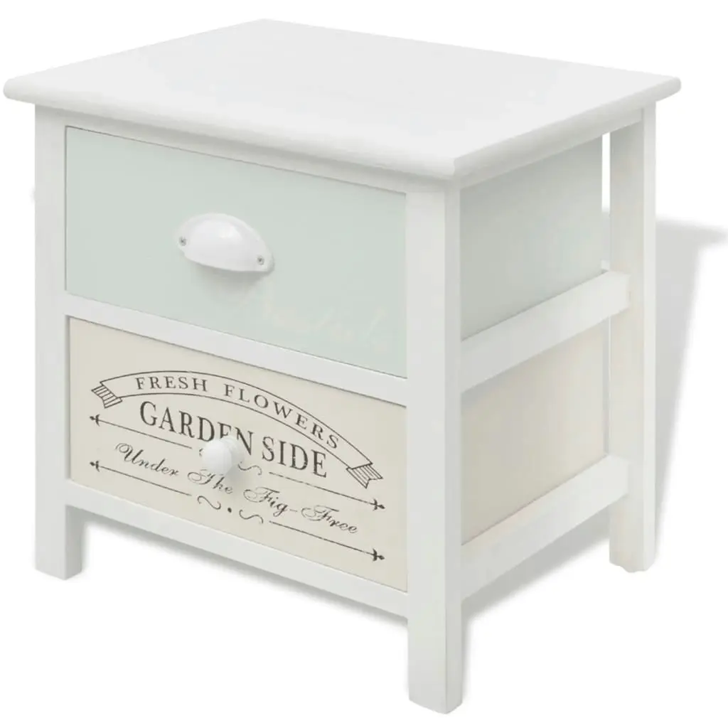 French Bedside Cabinet Wood 242874